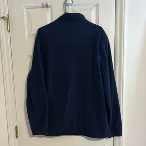 Croft & Barrow Blue 1/4 Zip Up Fleece Sweatshirt with Timeless Appeal